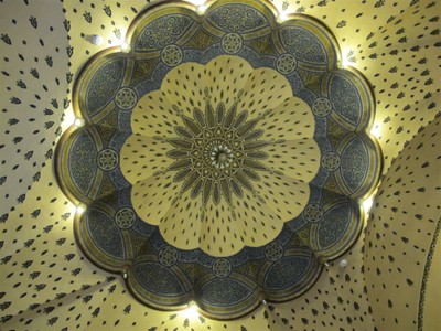 Ceiling of the Gellert Spa