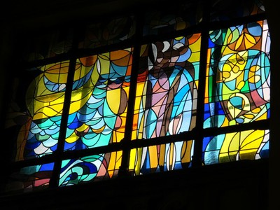 Stained Glass in the Gellert Spa