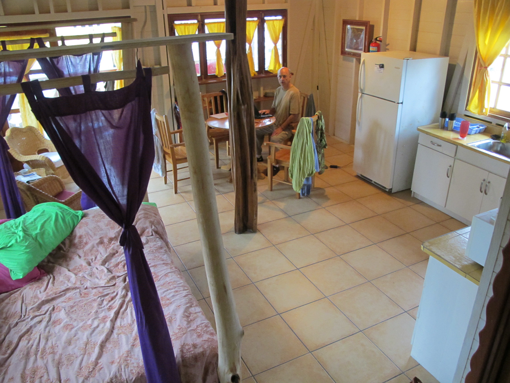 Inside the Seahorse Cabin at KoKo Resort.
