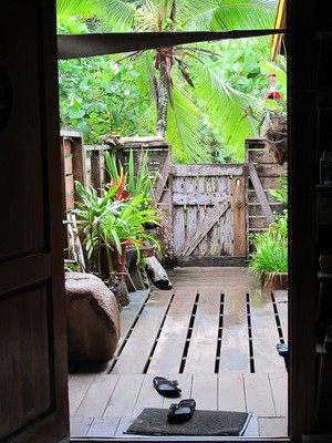 Inside the entrance of the Bahia del Sol Bed and Breakfast