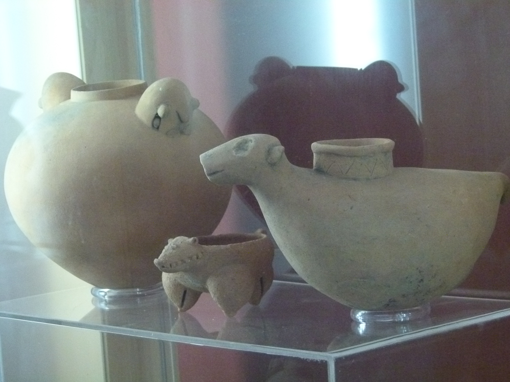 Artifacts in the museum at Nancito